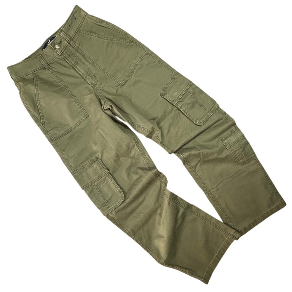 Hollister Ultra High-Rise Baggy Cargo Pants Olive Green Size 2L 26W